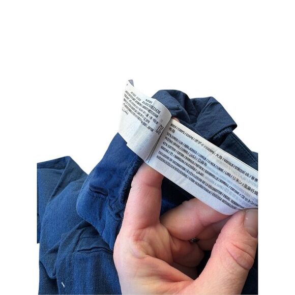 Abercrombie & Fitch Linen Cotton Pants size XL Dark Blue - Picture 8 of 12